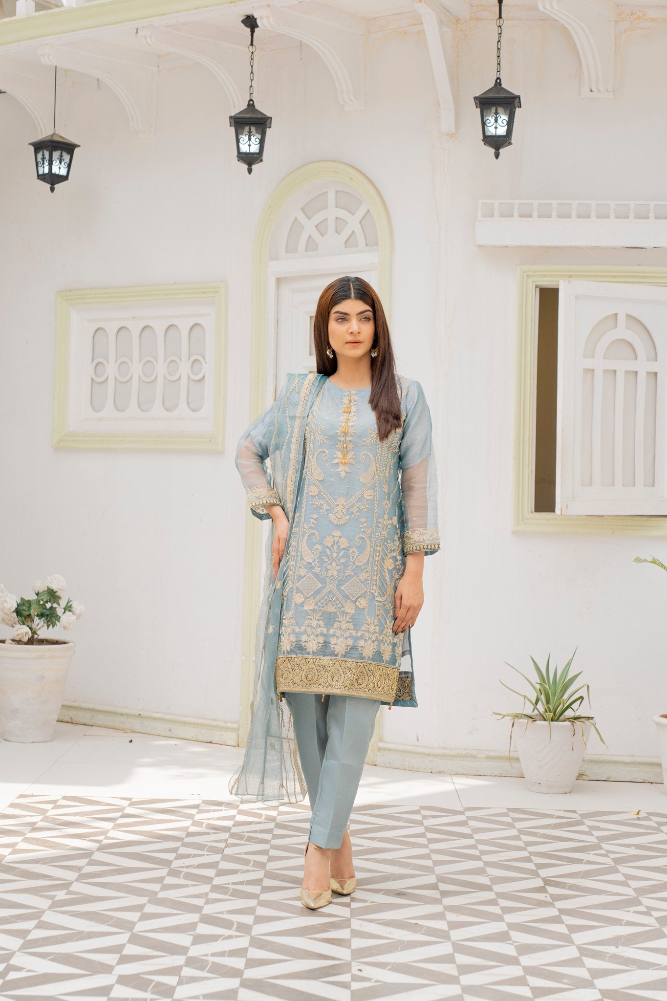 Azure Majesty - Diva Clothings