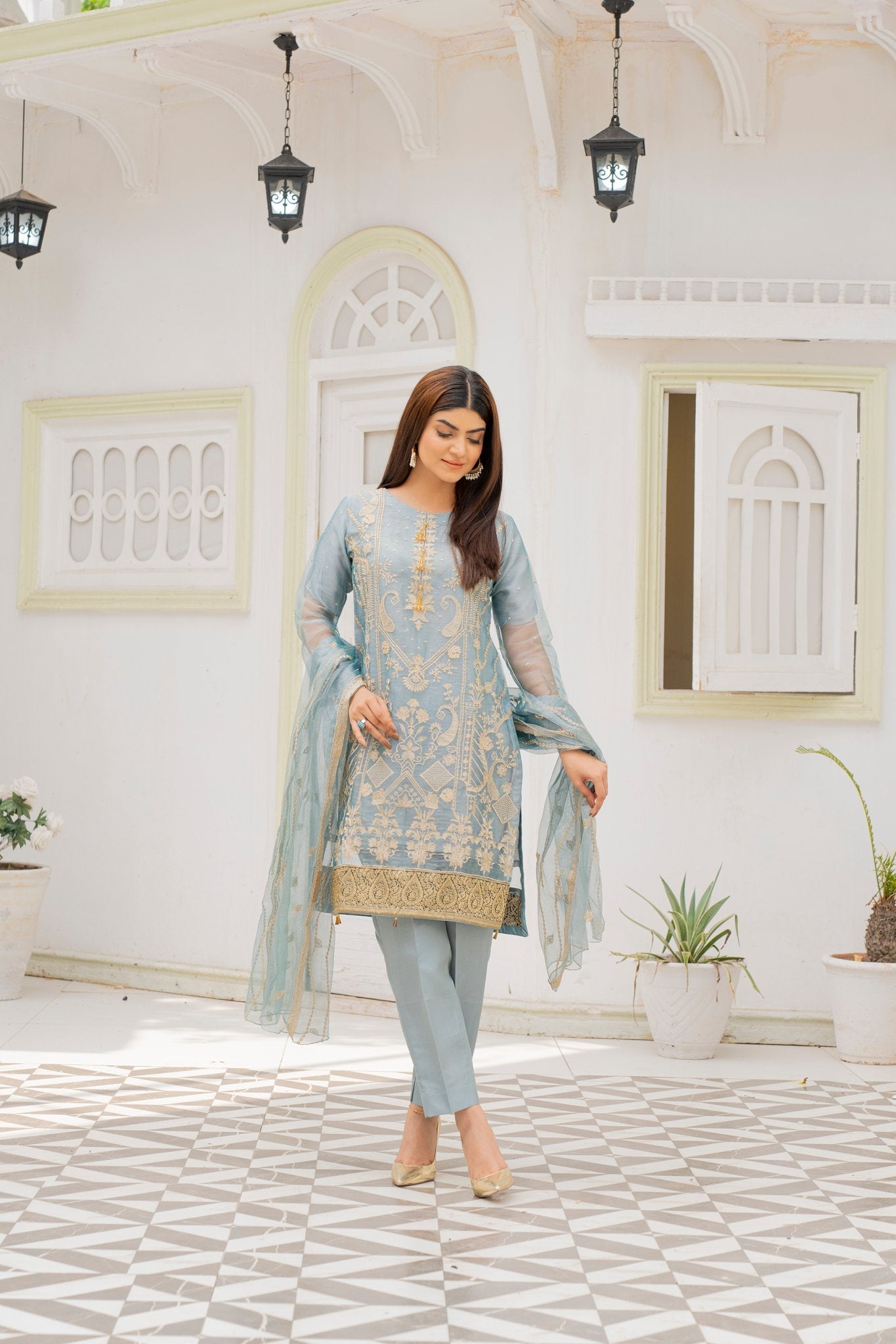 Azure Majesty - Diva Clothings