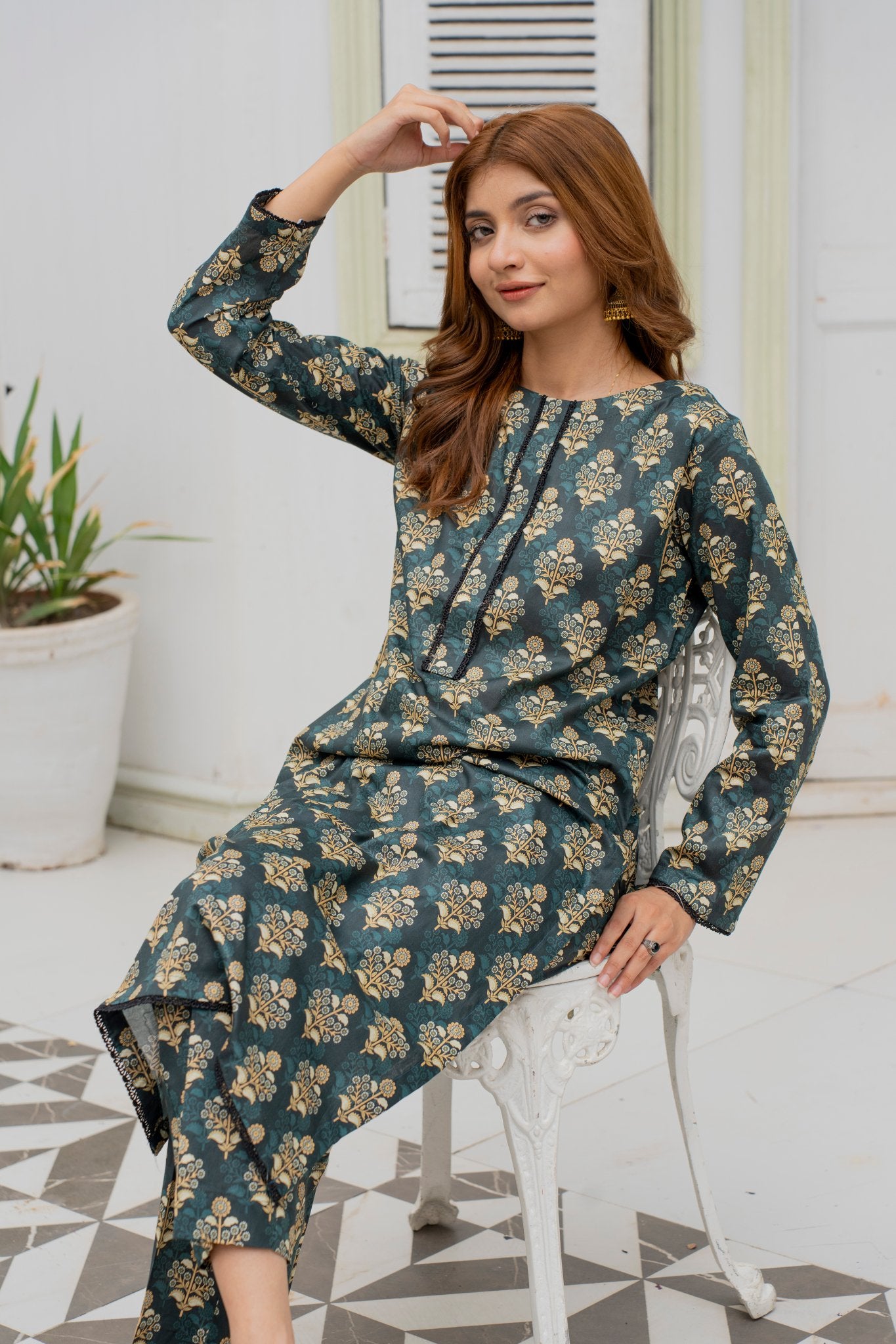 Emerald Elegance - Diva Clothings