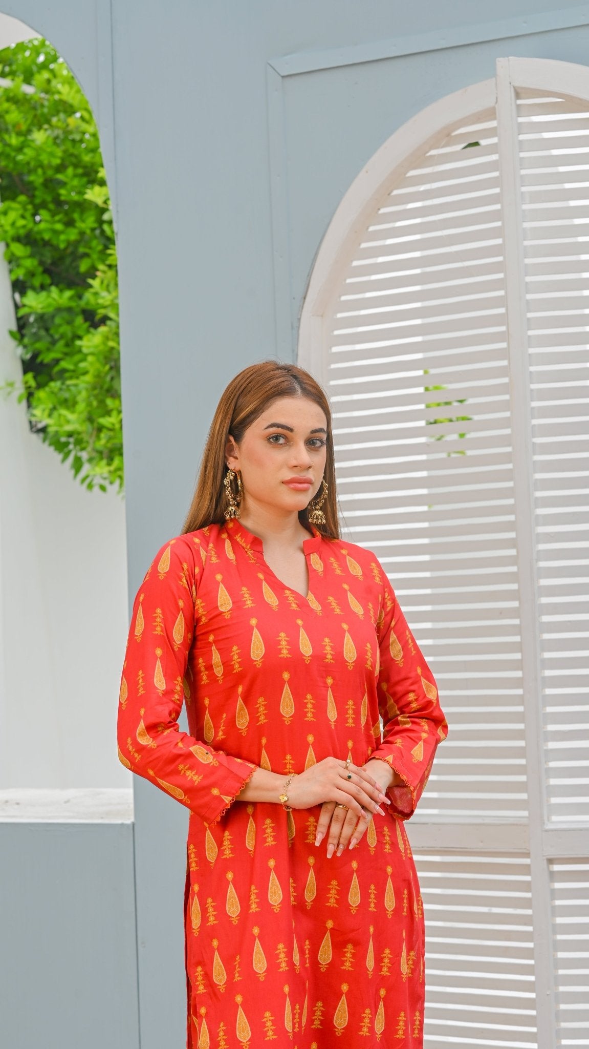 Red Bloom - Diva Clothings