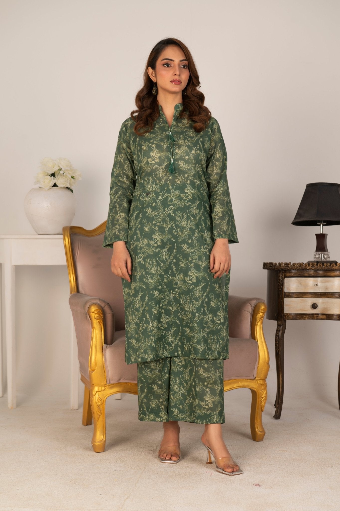 Botanic Grace – Printed Lawn 2 - Piece Suit - Diva Clothings