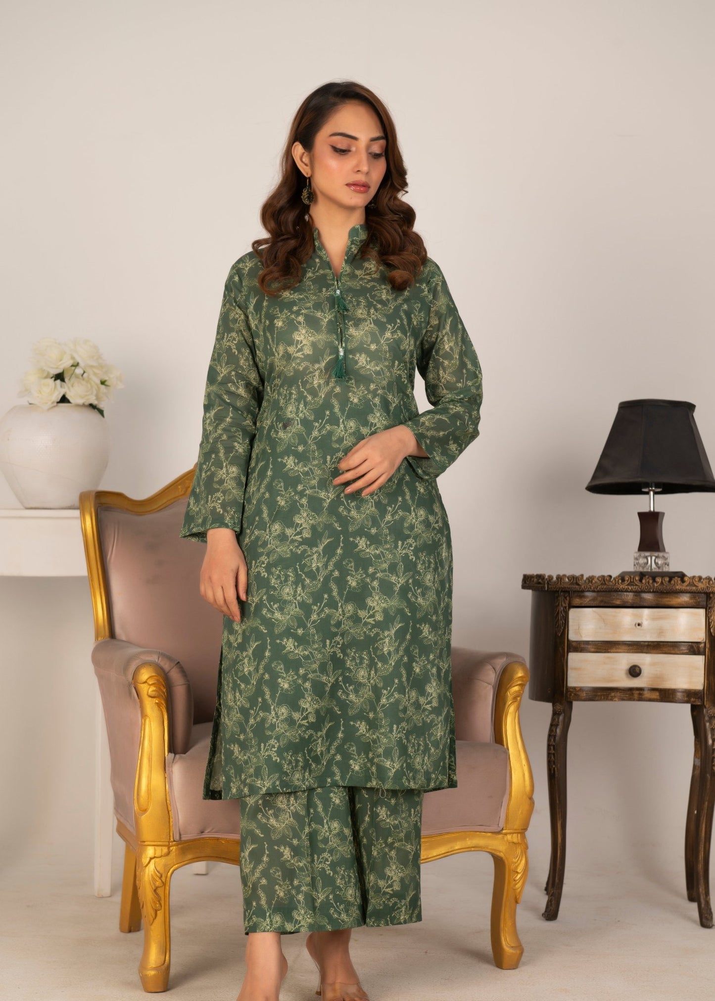 Botanic Grace – Printed Lawn 2 - Piece Suit - Diva Clothings