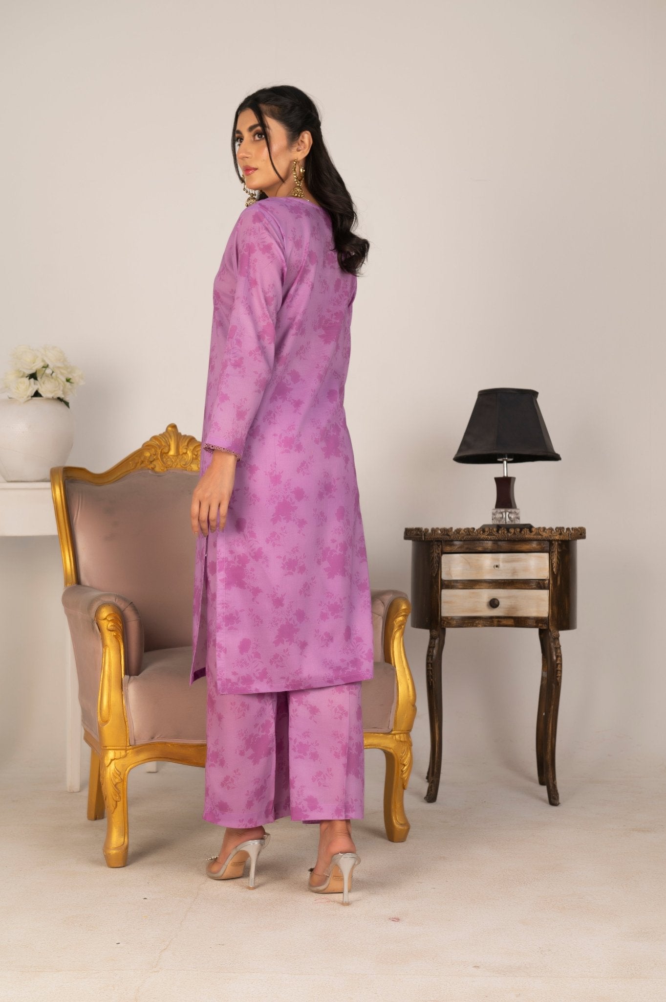PETAL GRACE - 2 PCS LAWN - Diva Clothings