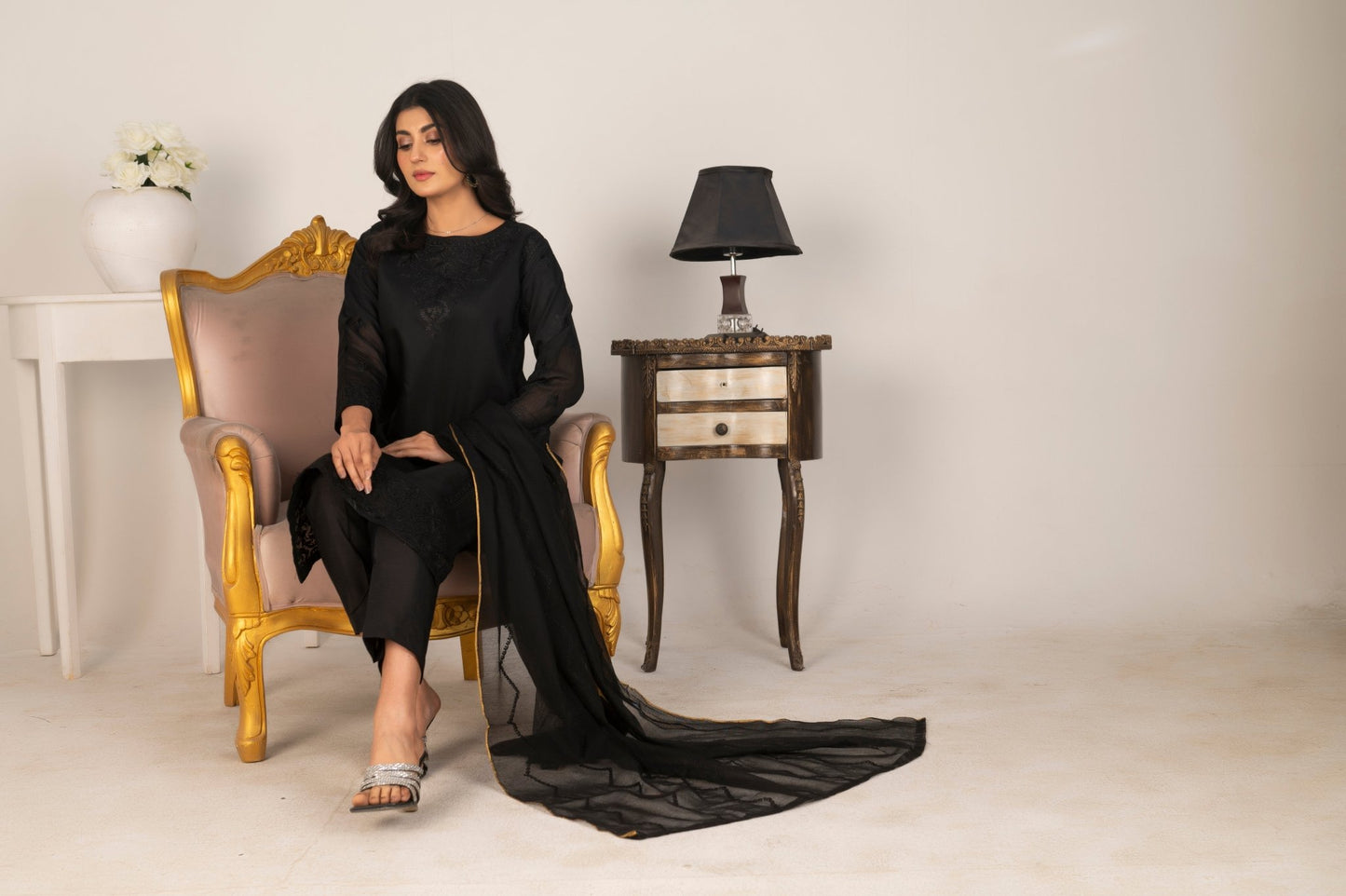 PREMIUM BLACK - LOOM NET 3 PCS - Diva Clothings
