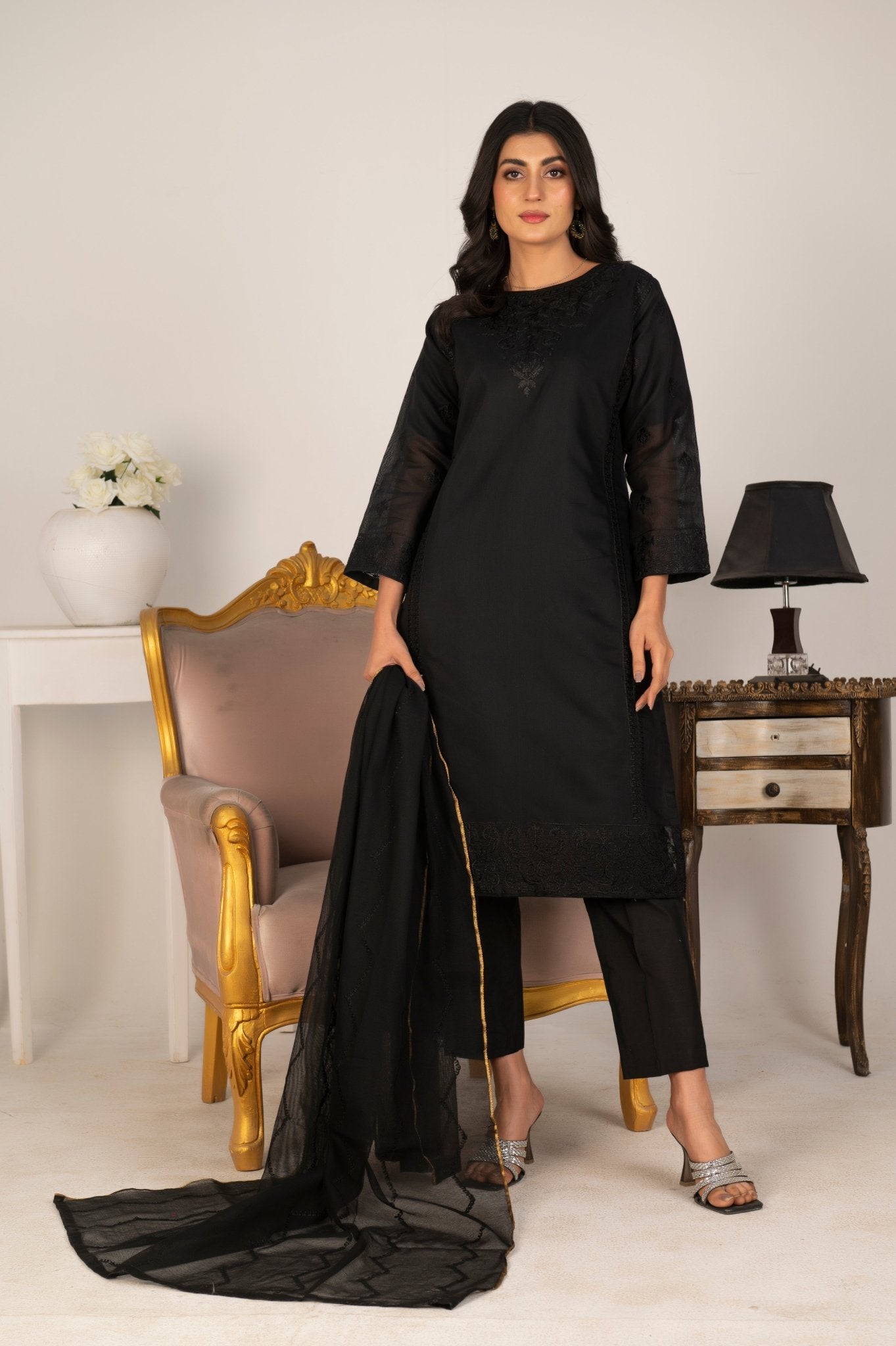 PREMIUM BLACK - LOOM NET 3 PCS - Diva Clothings