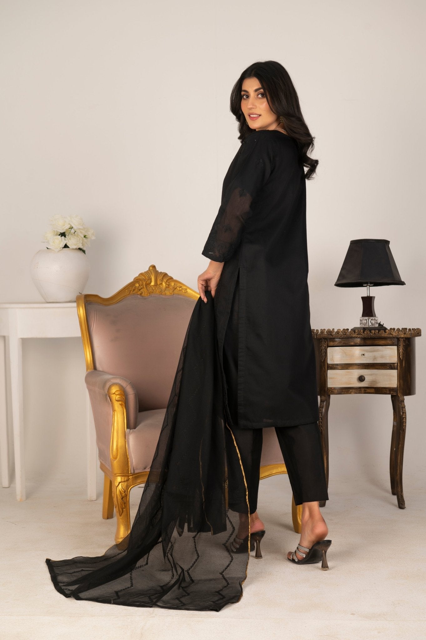PREMIUM BLACK - LOOM NET 3 PCS - Diva Clothings