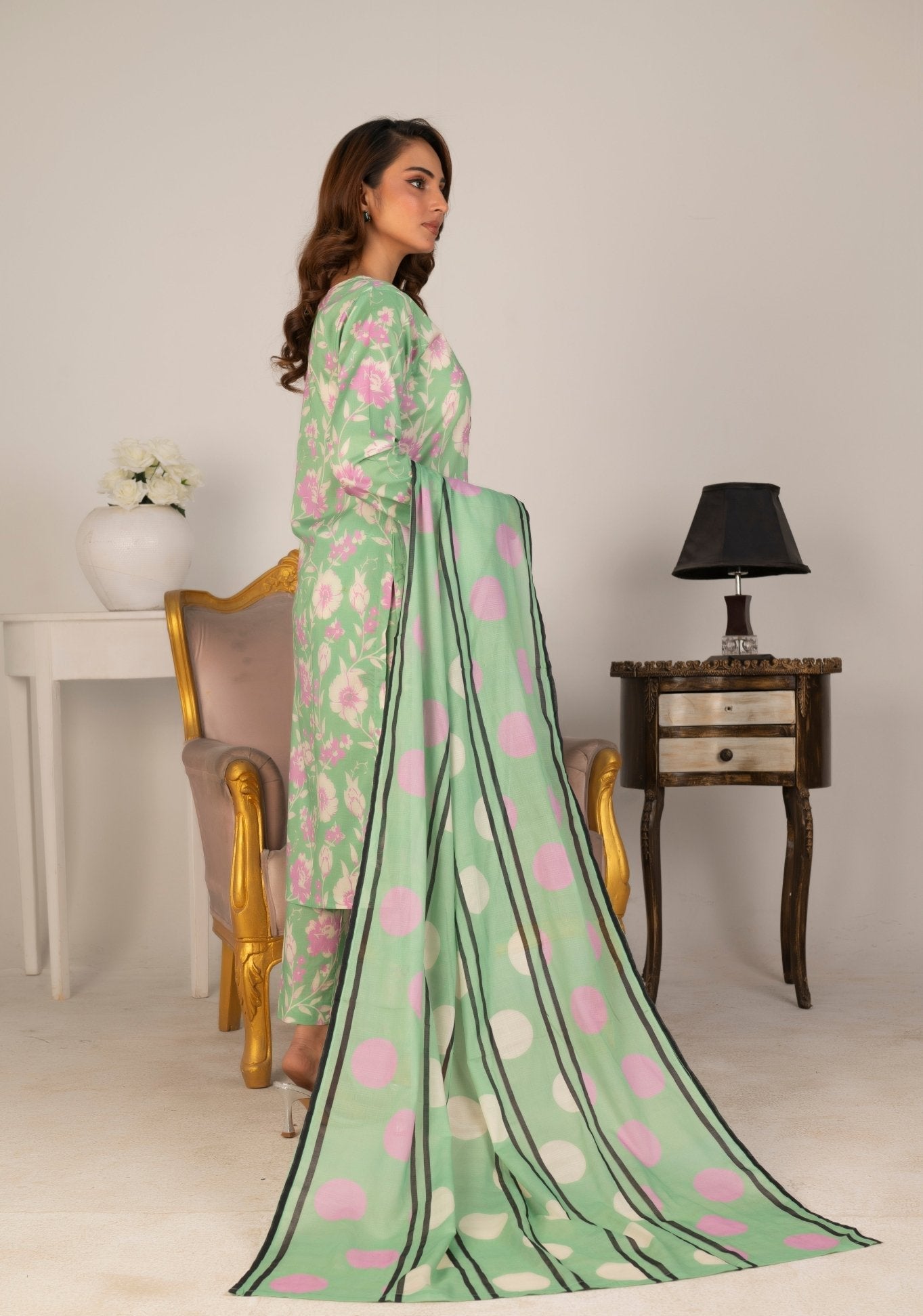 SPRING BREEZE – 3 PCS LAWN - Diva Clothings