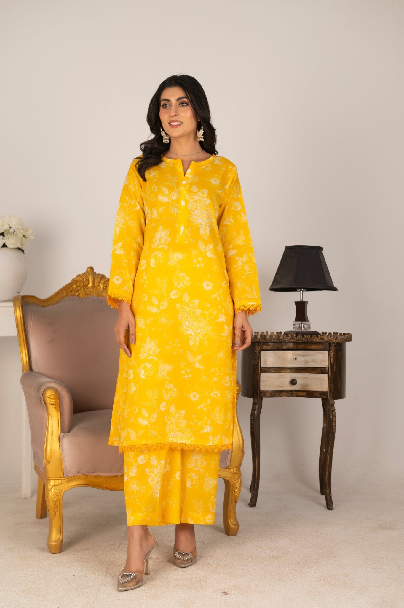 SUNBEAM GLOW - 2 PCS LAWN - Diva Clothings